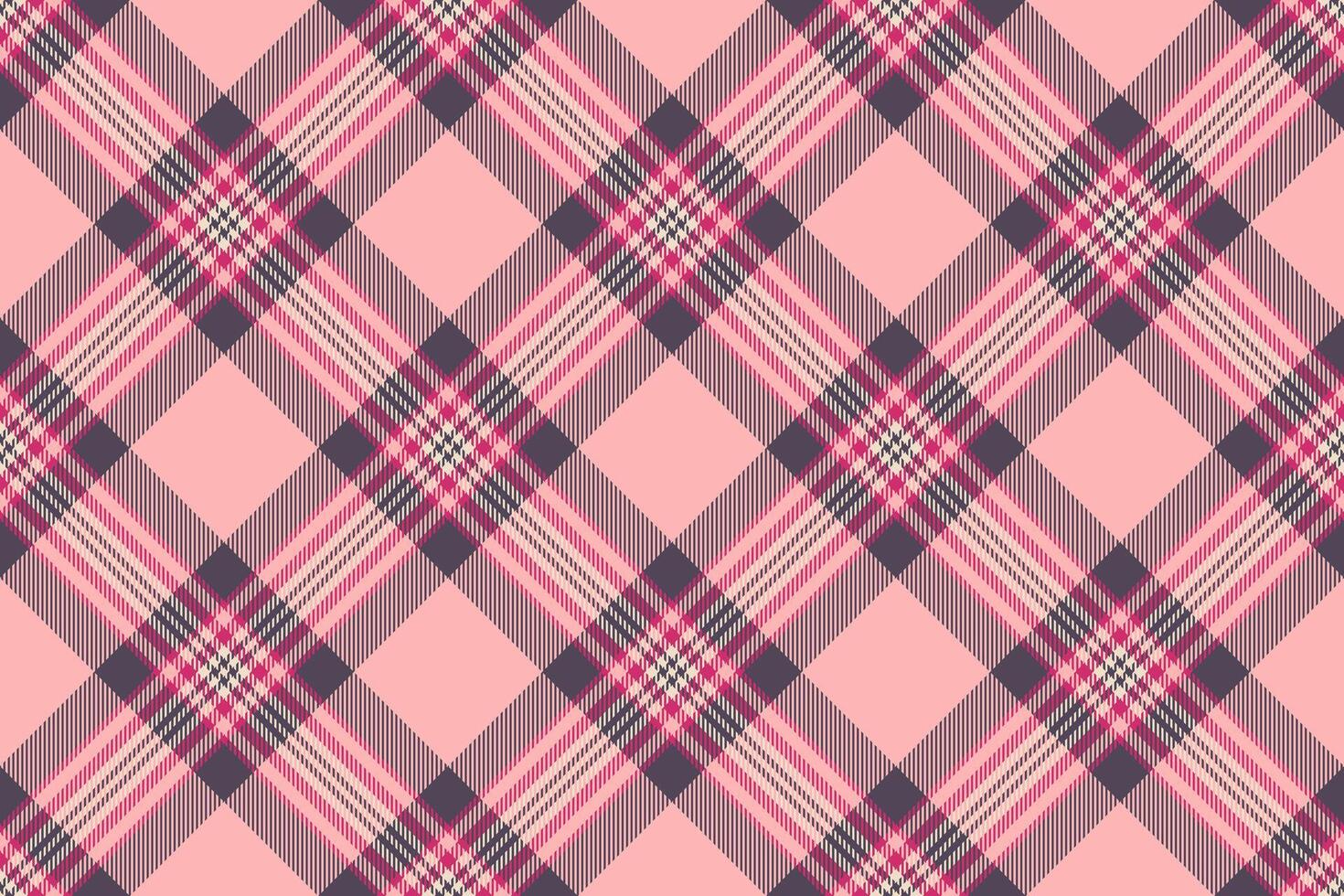Texture seamless pattern of check tartan plaid with a fabric textile background. vector