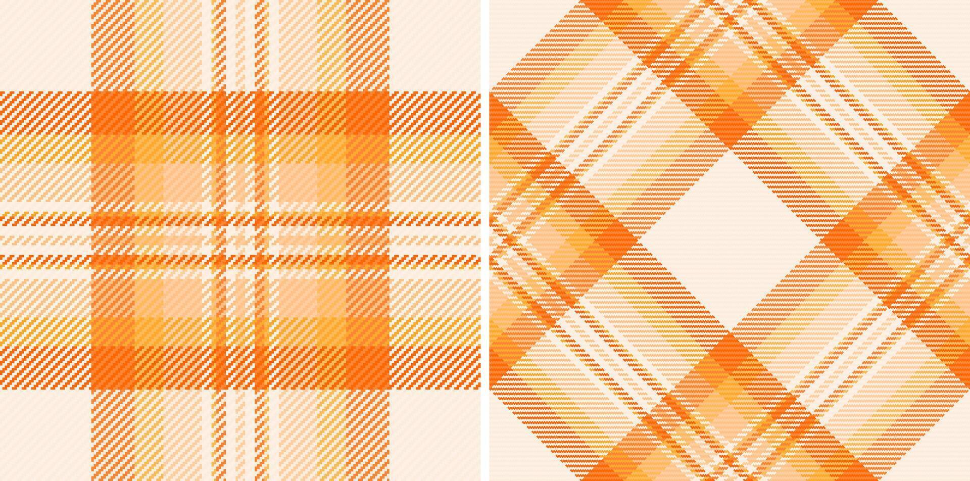 Textile fabric background of check plaid texture with a tartan pattern seamless. vector
