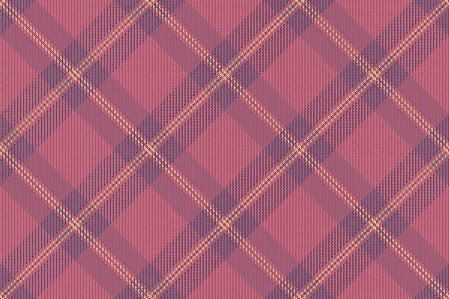 Down tartan fabric pattern, herringbone check texture . Veil textile background plaid seamless in red and pastel colors. vector