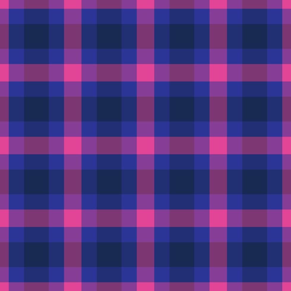Isolation background check , group texture fabric tartan. Chic pattern seamless plaid textile in blue and purple colors. vector