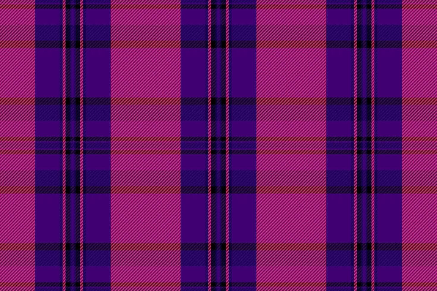 Check texture background of pattern seamless with a textile tartan plaid fabric. vector