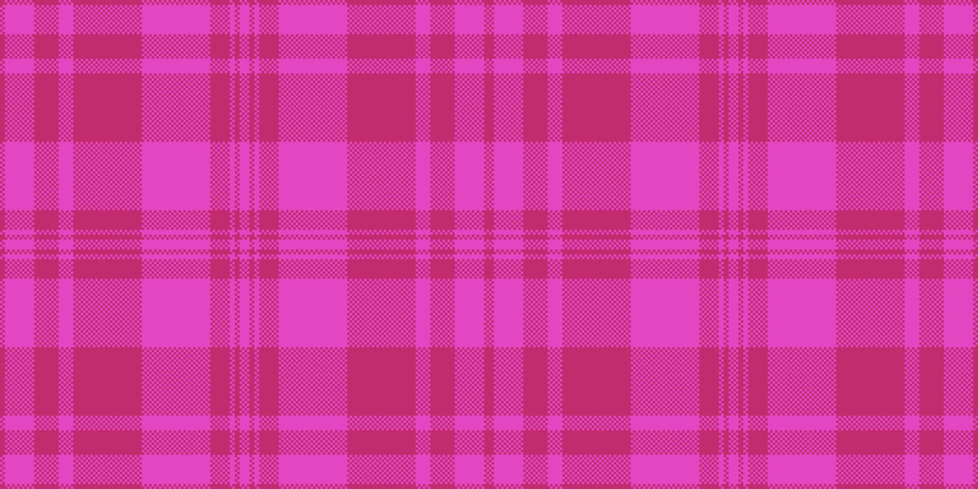 Clan tartan background , ceremony fabric check textile. Wool plaid seamless texture pattern in pink color. vector