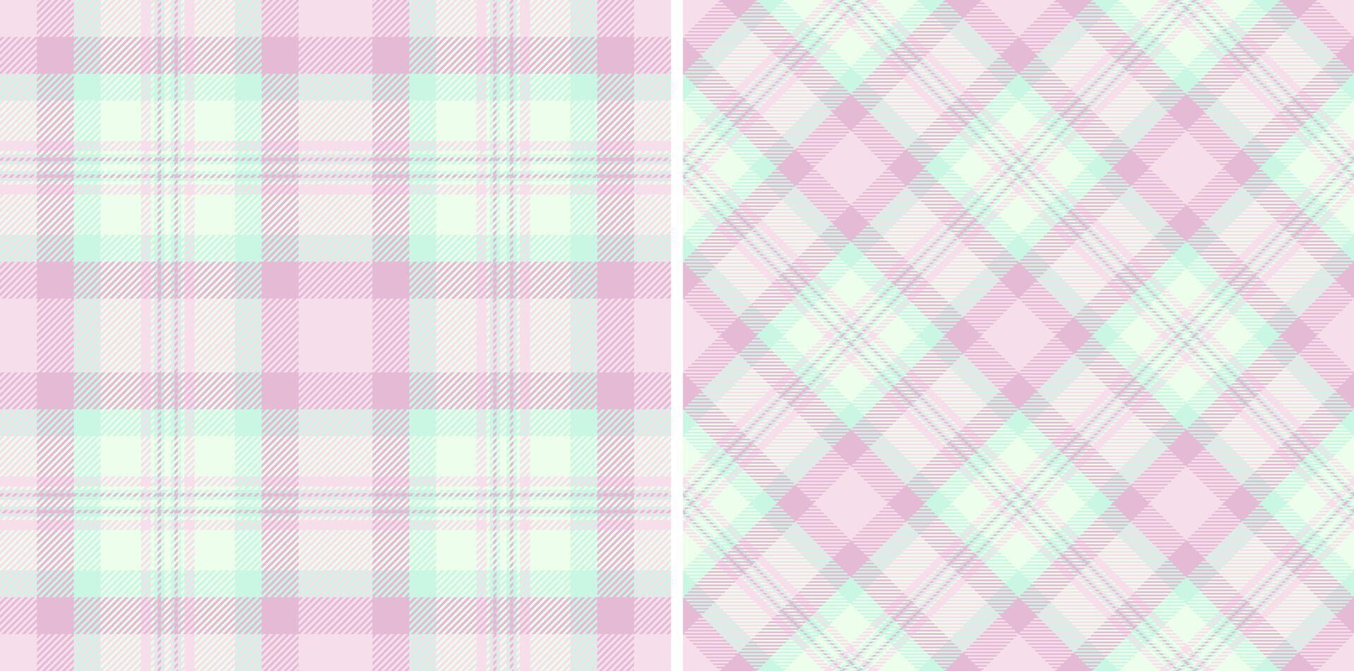 Background seamless texture of textile plaid check with a fabric pattern tartan. vector