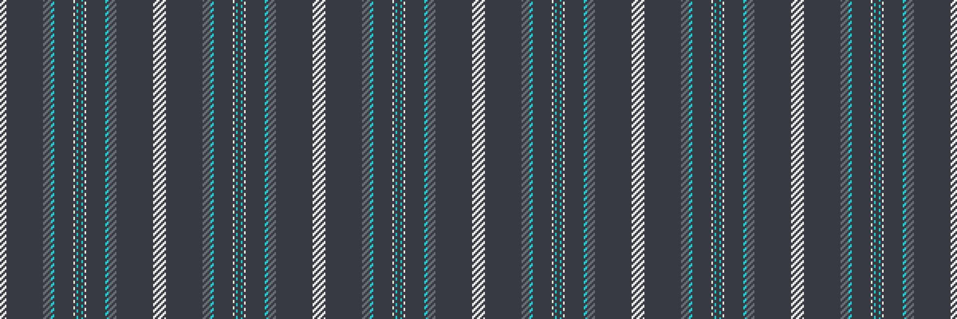 African seamless textile background, warm pattern fabric. Dividing vertical texture stripe lines in dark and white colors. vector