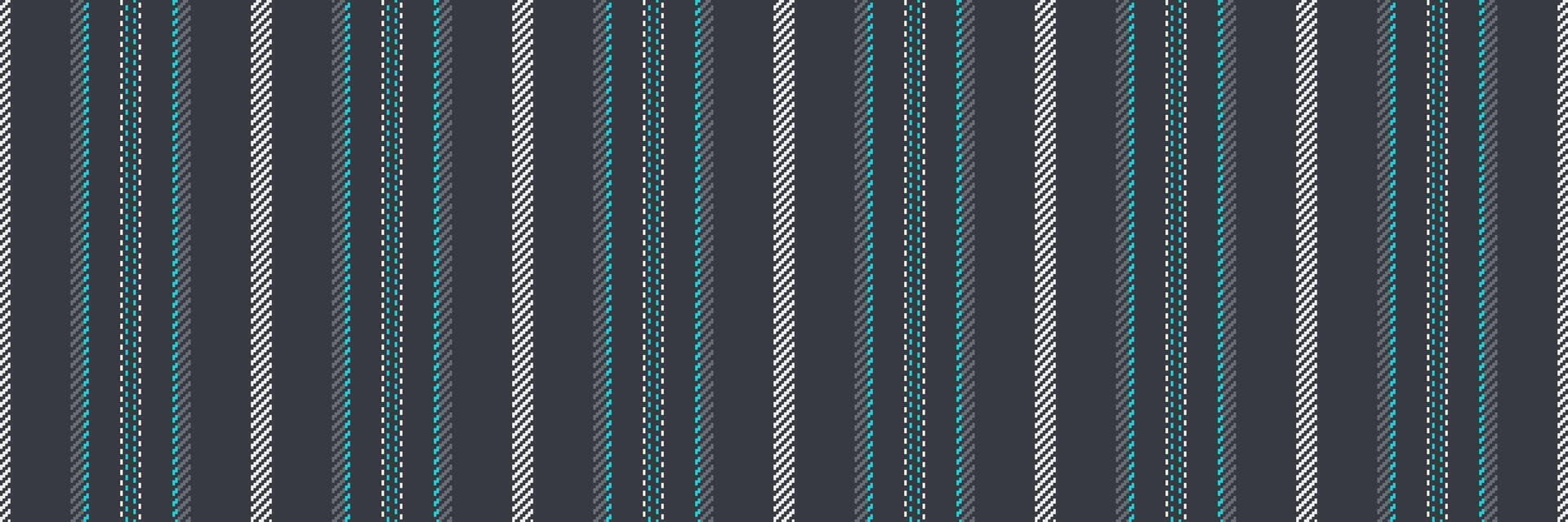 African seamless textile background, warm pattern fabric. Dividing vertical texture stripe lines in dark and white colors. vector