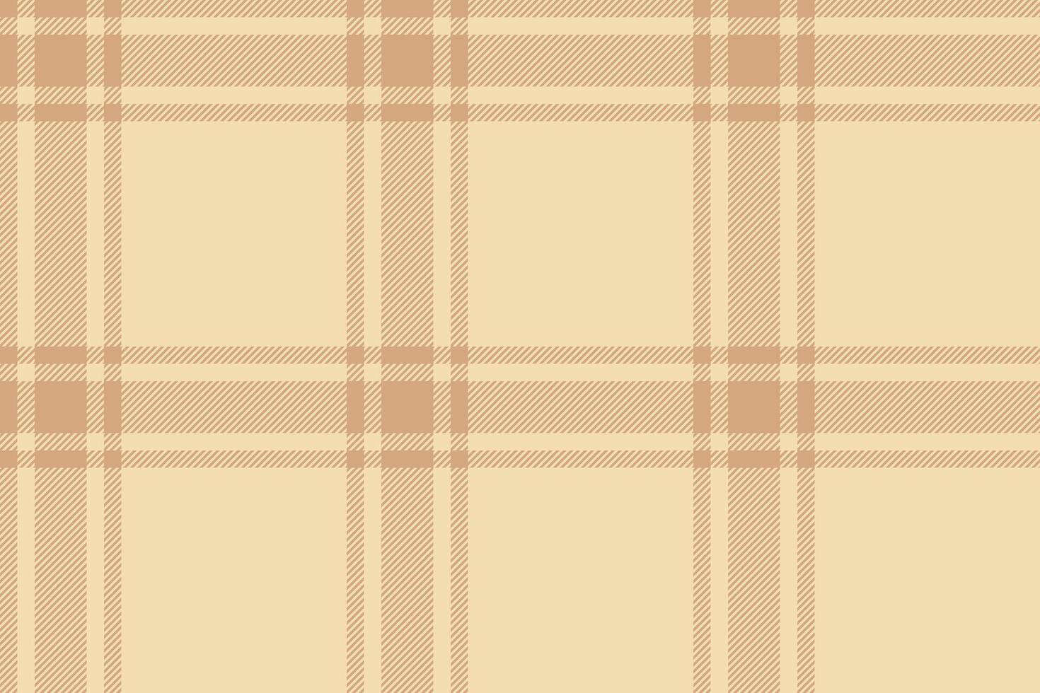 tartán fondo, cheque sin costura modelo en beige. tela textura para textil imprimir, envase papel, regalo tarjeta o fondo de pantalla. vector