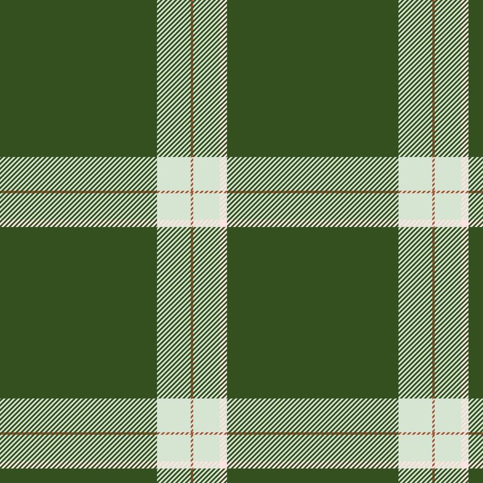 Plaid seamless pattern in green. Check fabric texture. textile print. vector