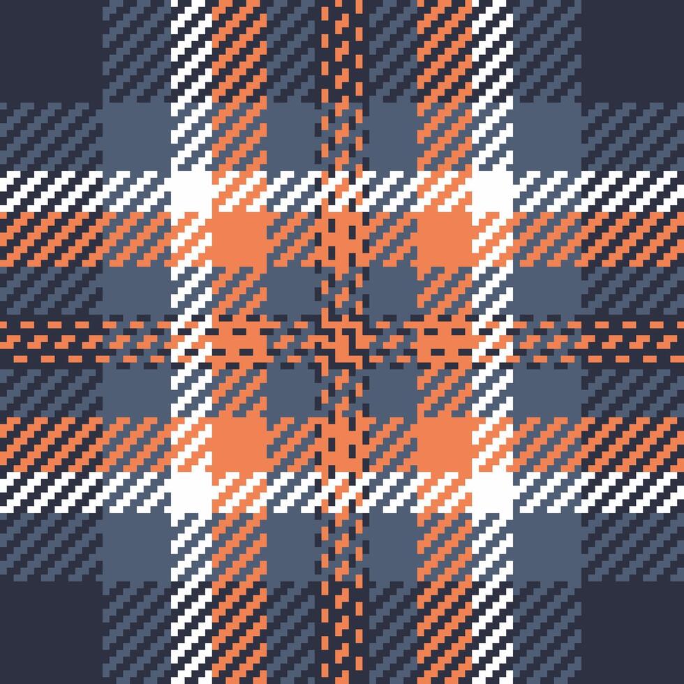 Textile design of textured plaid. Checkered fabric pattern swatch for shirt, dress, suit, wrapping paper print, invitation and gift card. vector