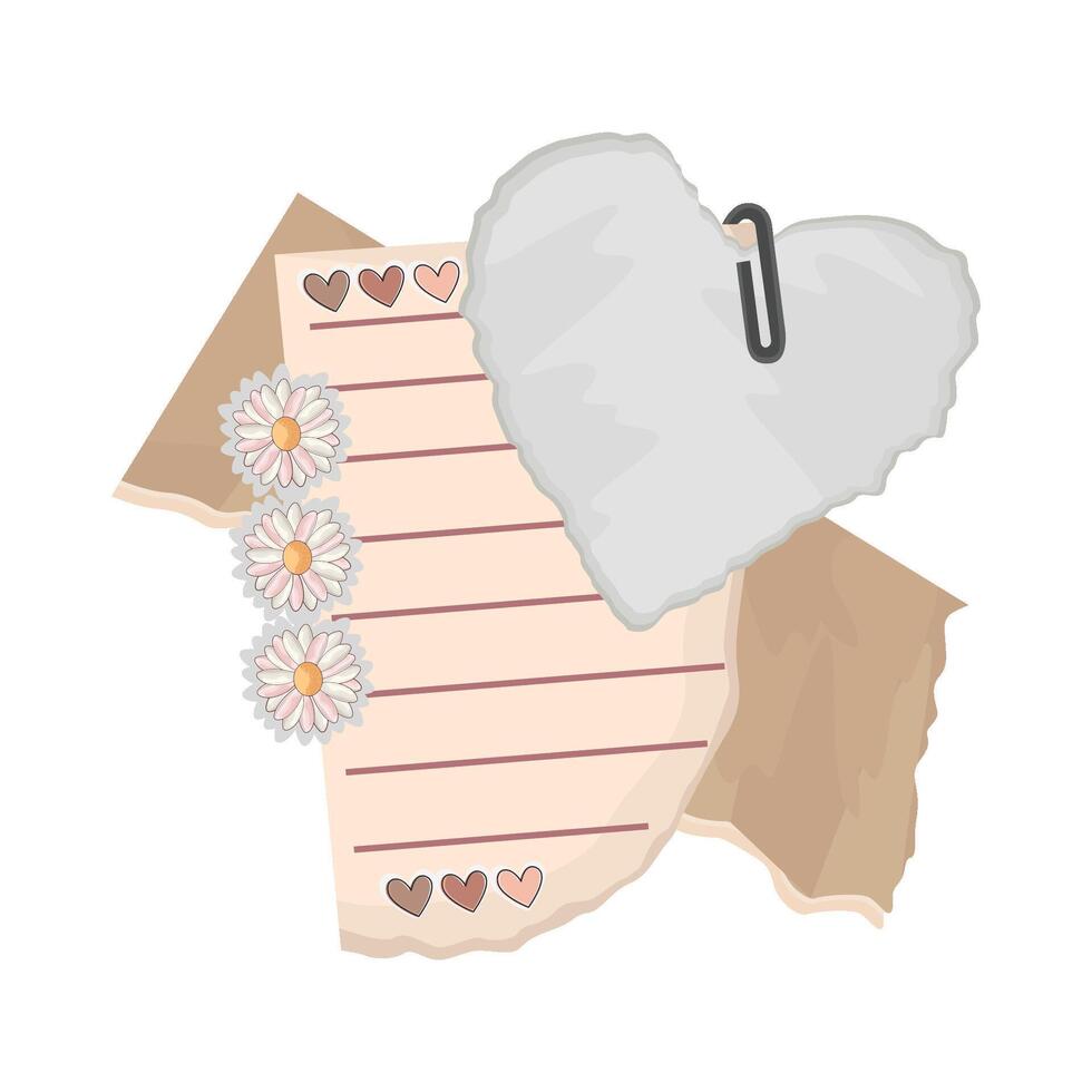 illustration of scrapbook vector