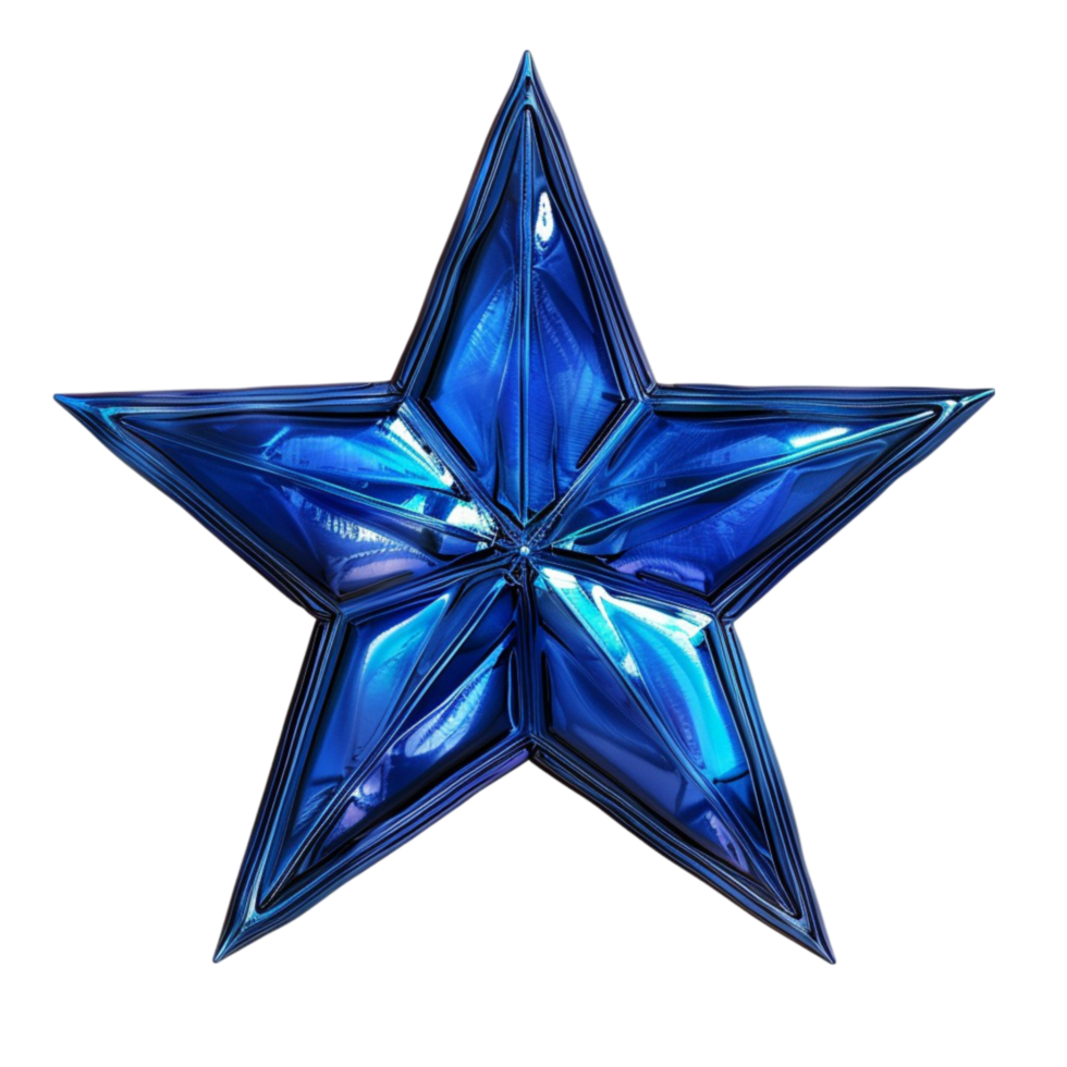 Stellar Wonders Sparkling Star for Celestial Designs png