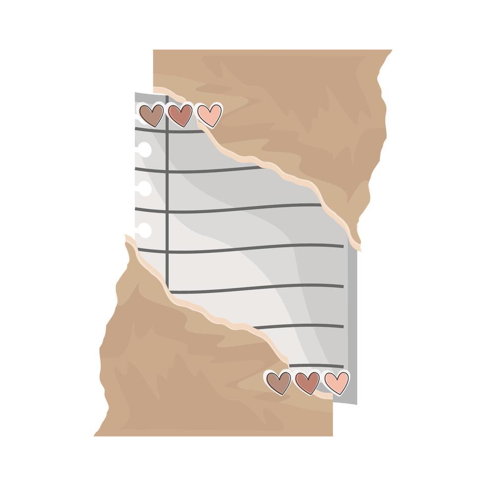 illustration of scrapbook vector