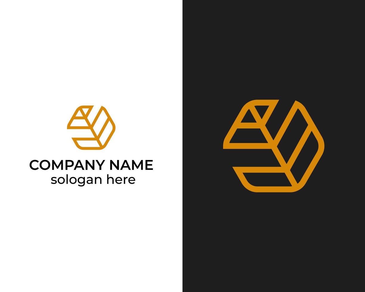 Monogram letter MS creative icon logo design template vector