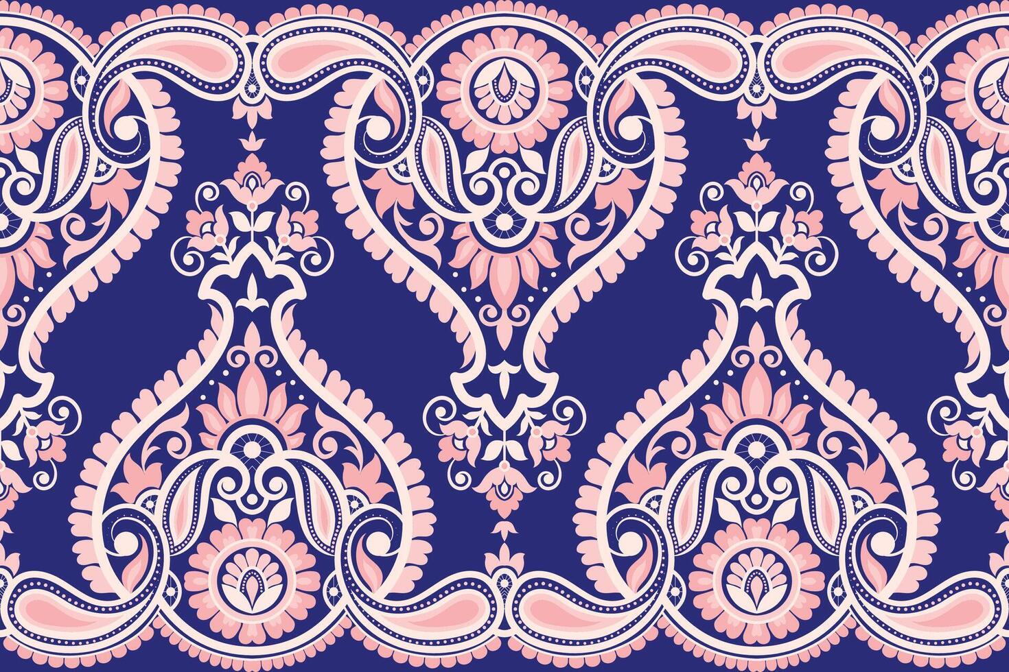 sin costura modelo antecedentes geométrico étnico oriental ikat sin costura modelo tradicional diseño para fondo, alfombra, fondo de pantalla, ropa, envase, batik, tela, ilustración bordado. vector