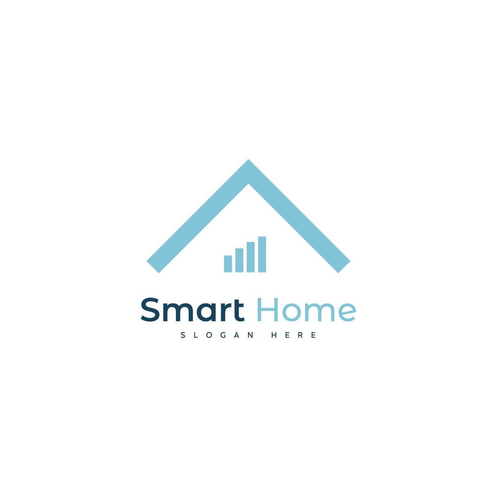 smart home design icon with creative concept for business person vector
