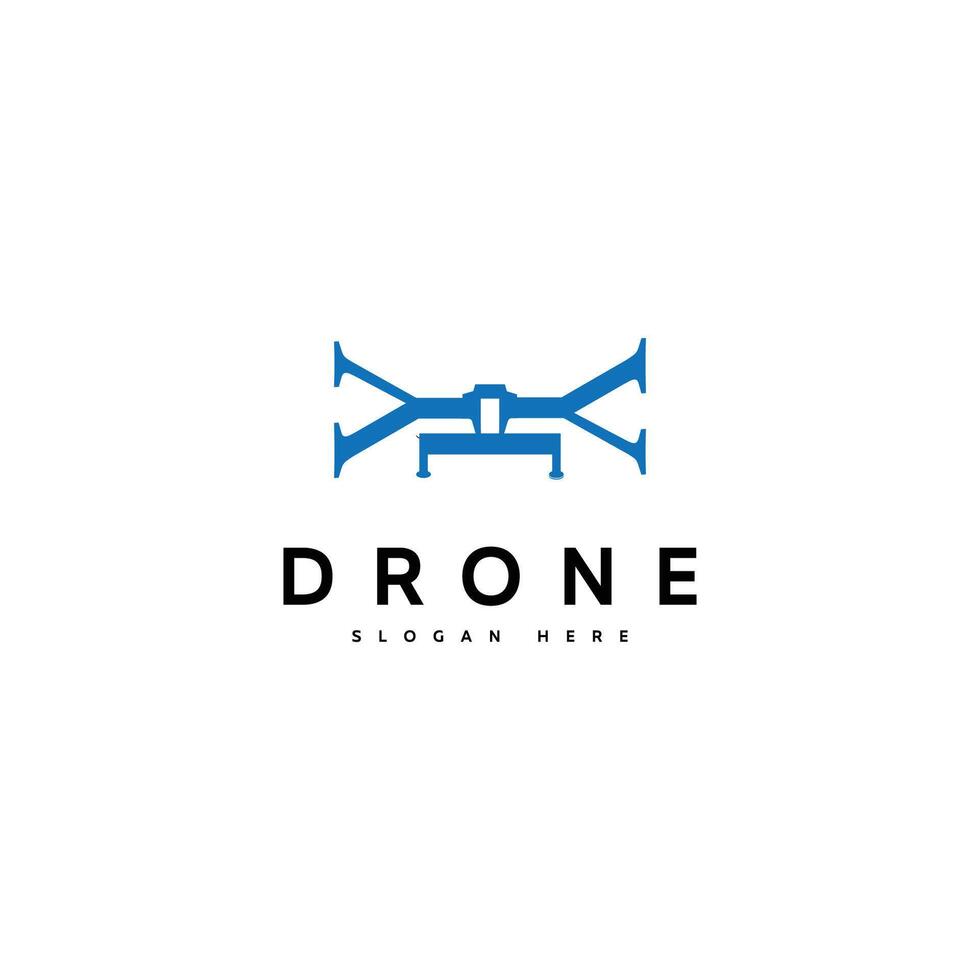 drone logo simple design vector