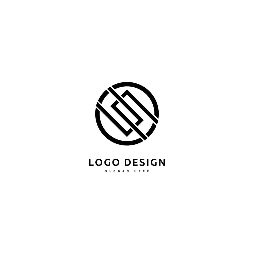 logo creativo empresa diseño vector
