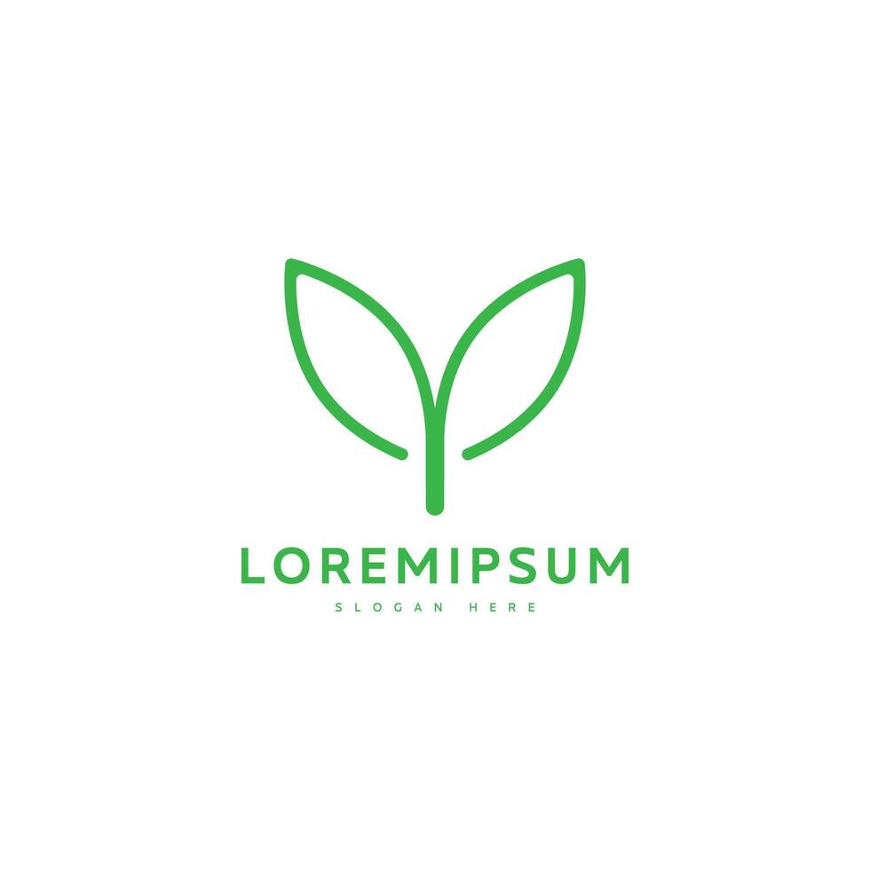 Nature leaf logo symbol graphic vector