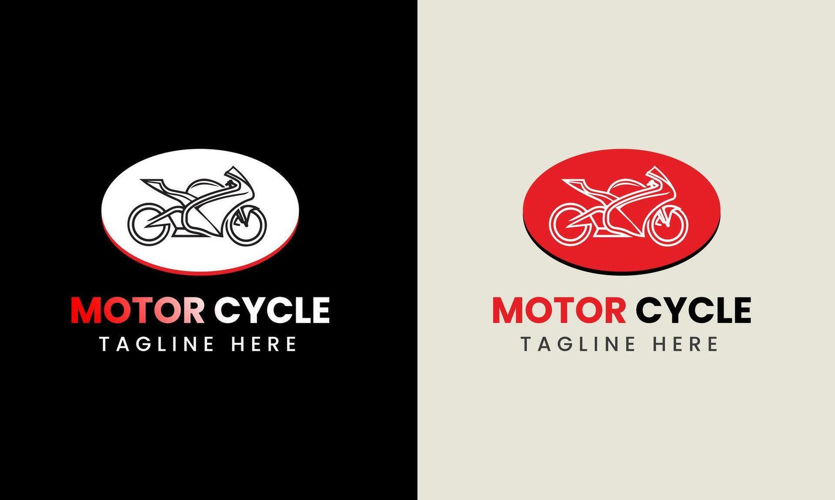 Motorsport logo template, Perfect logo for racing teams, motorbike, motorcycle community, motorcycle logo concept vector