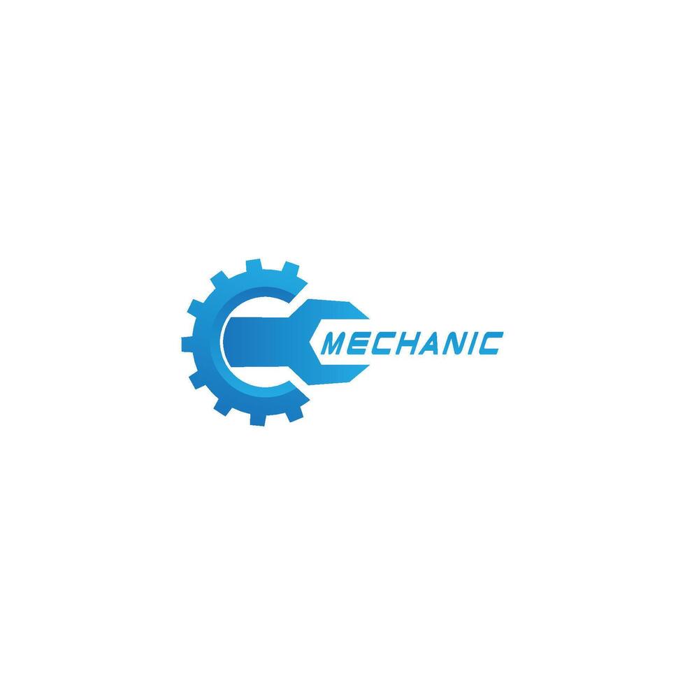 logo icon mechanic design vector
