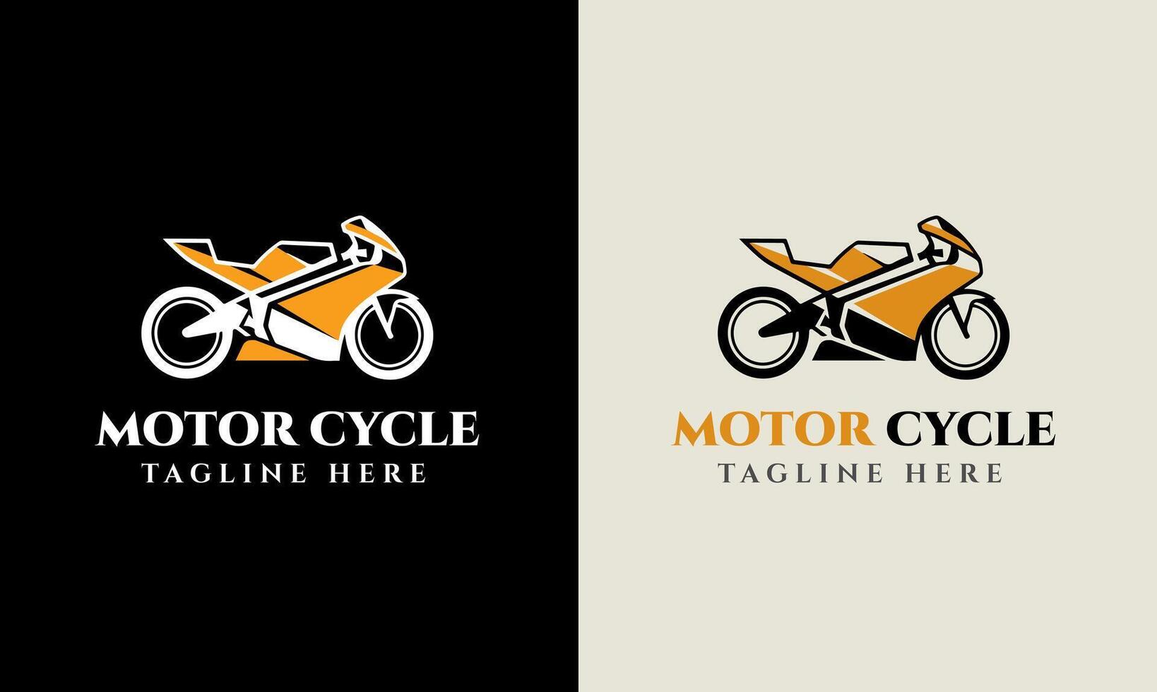 Motorsport logo template, Perfect logo for racing teams, motorbike, motorcycle community, motorcycle logo concept vector