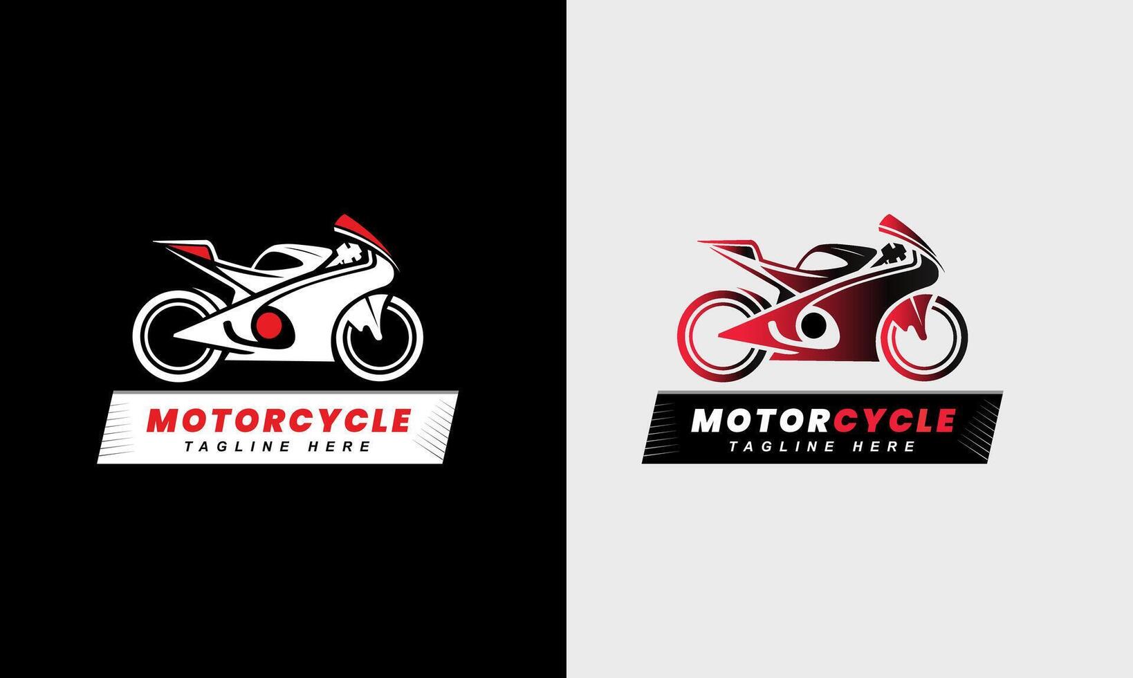 Motorsport logo template, Perfect logo for racing teams, motorbike, motorcycle community, motorcycle logo concept vector