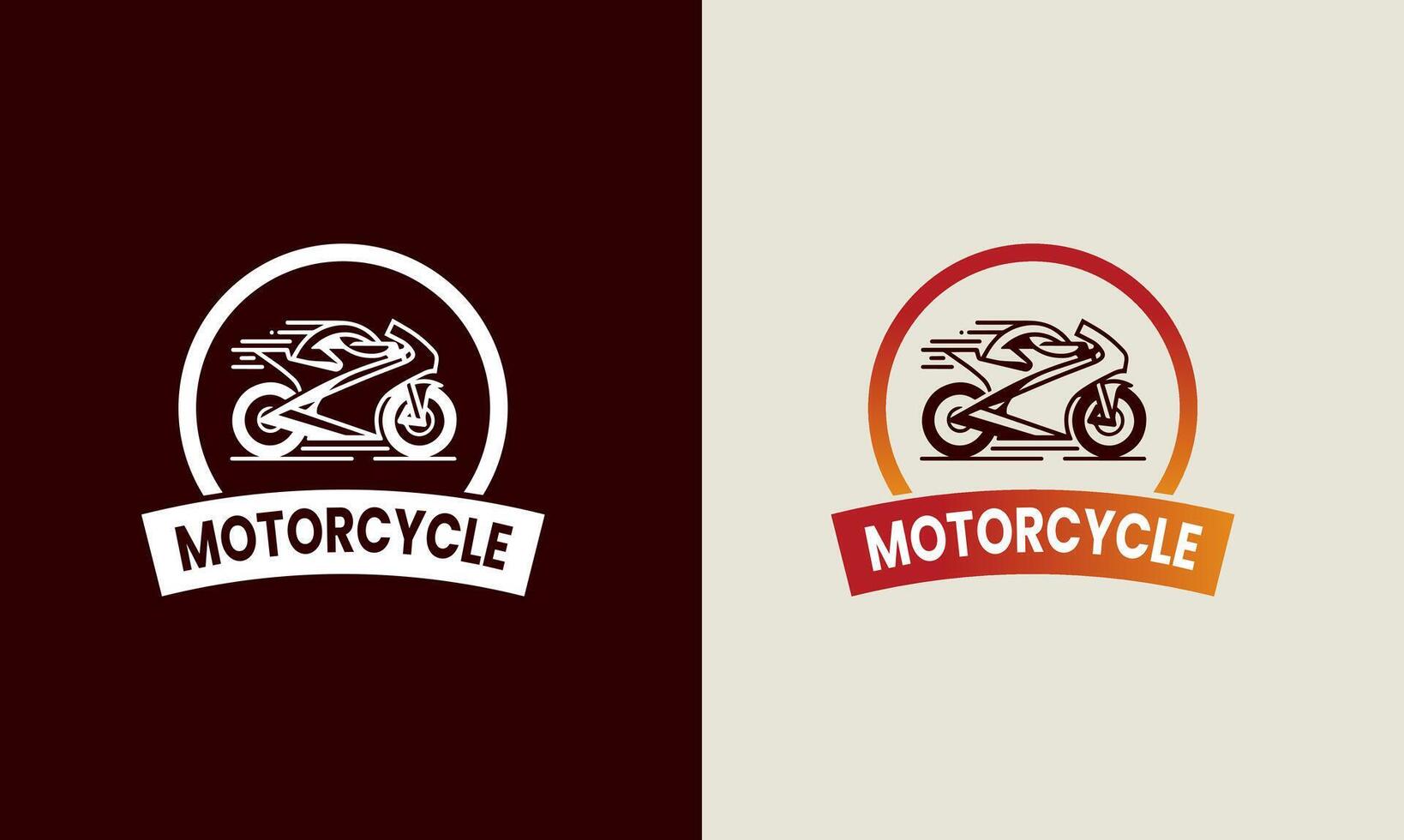 automovilismo logo plantilla, Perfecto logo para carreras equipos, moto, motocicleta comunidad, motocicleta logo concepto vector