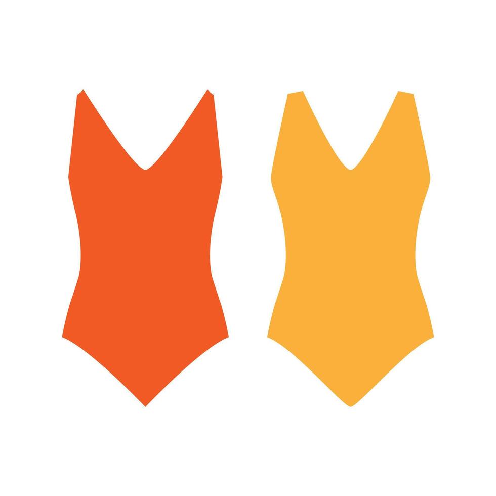 Bikini Isolated Women Swimwear Design vector