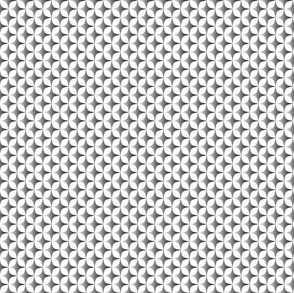 Abstract geometric seamless pattern in the form of gray stars on a white background vector