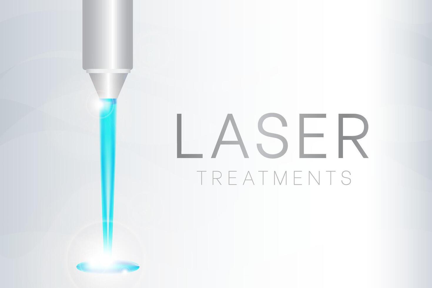 Laser Treatments Illustration Background vector