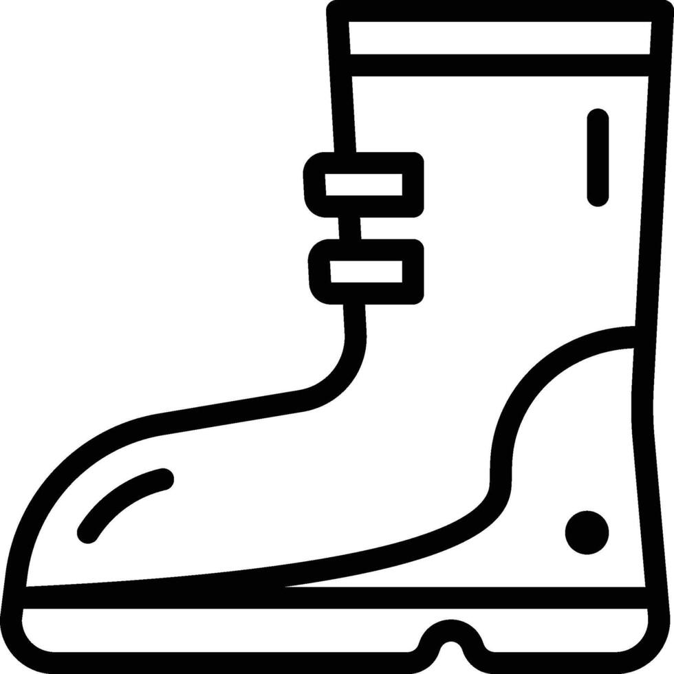 Boots Icon. Rubber boots icon vector