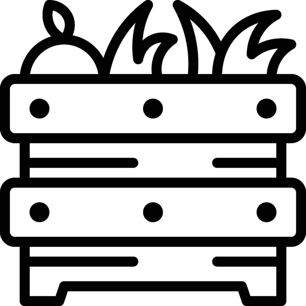 Harvest Icon. Organic farming icon vector