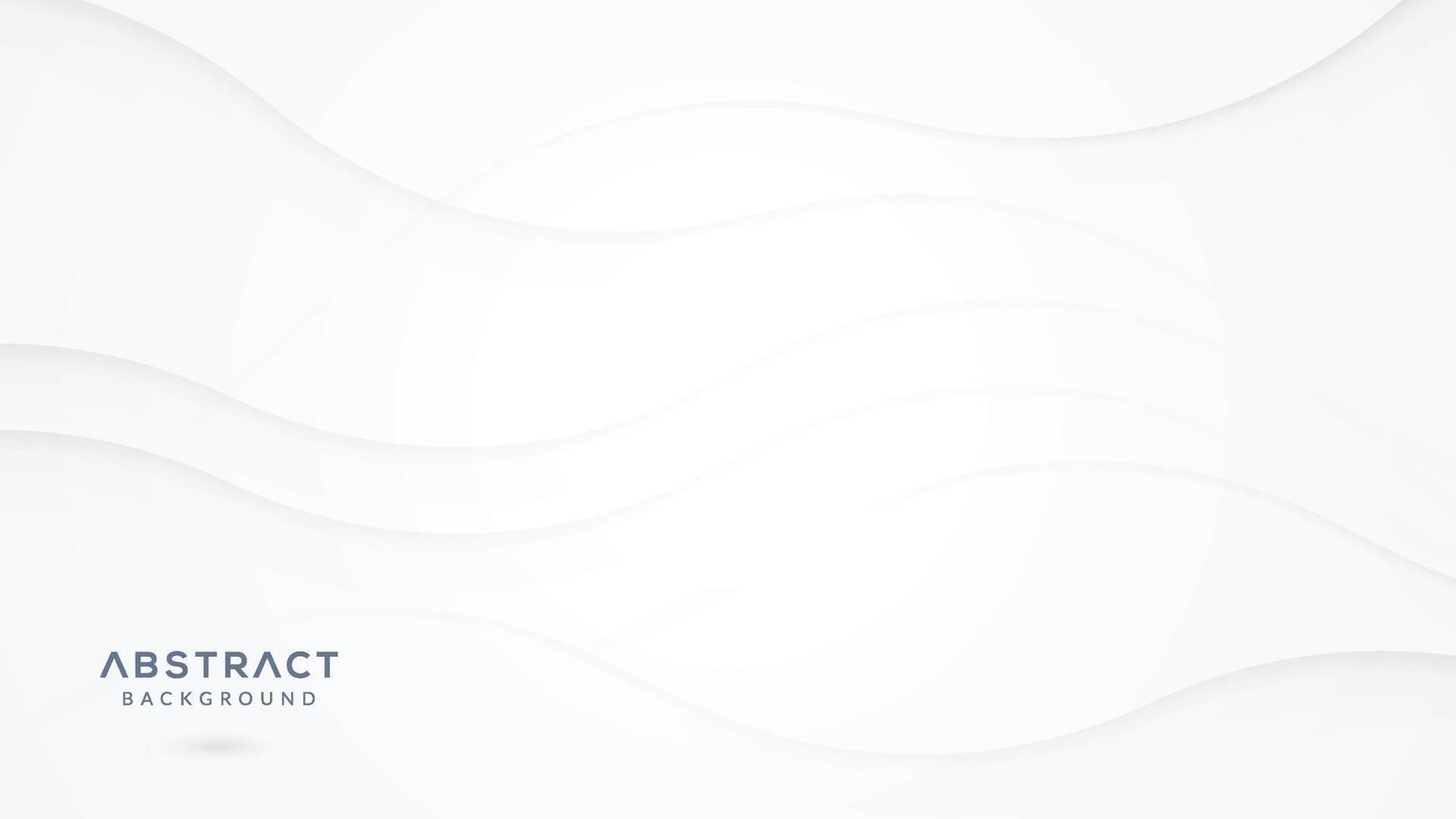 White abstract geometric background vector