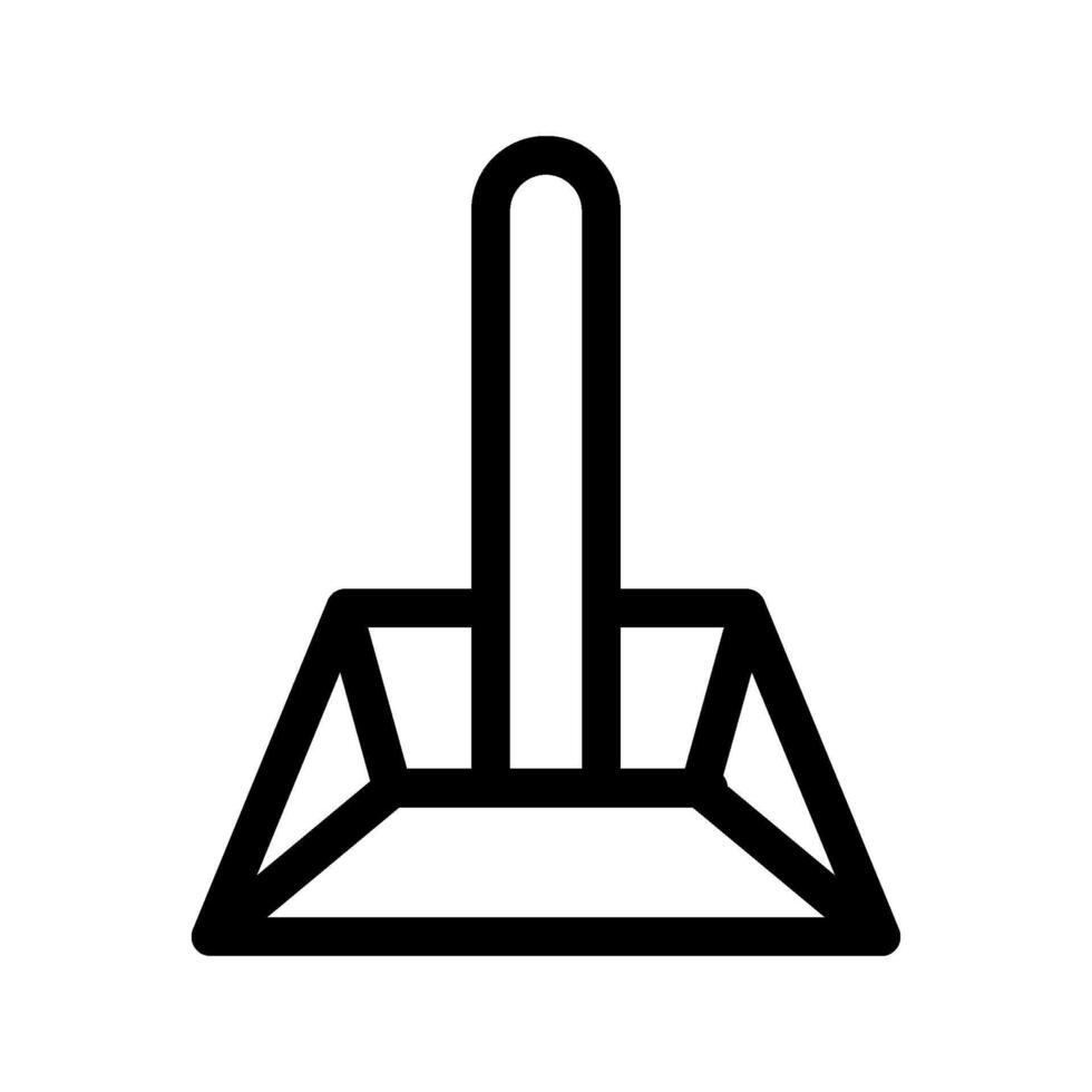 Dustpan Icon Symbol Design Illustration vector