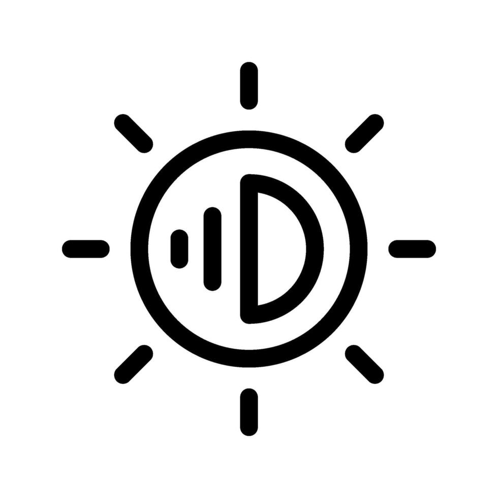 Brightness Icon Symbol Design Illustration vector