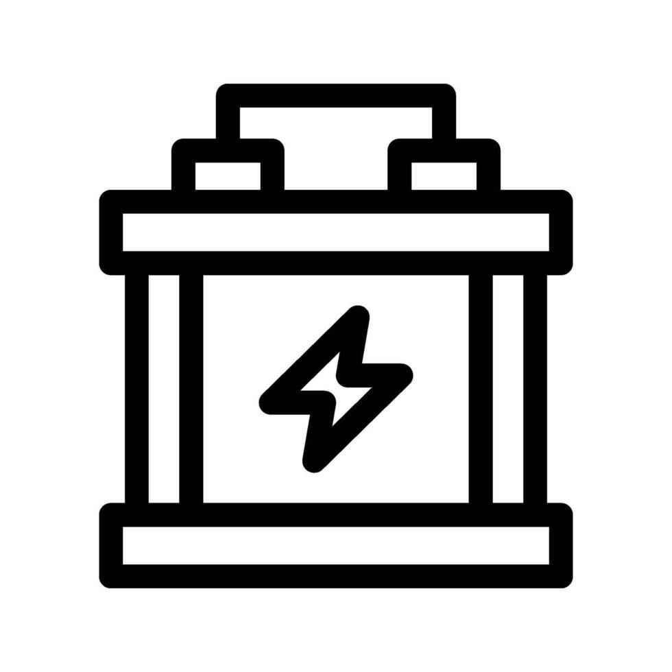 Accumulator Icon Symbol Design Illustration vector