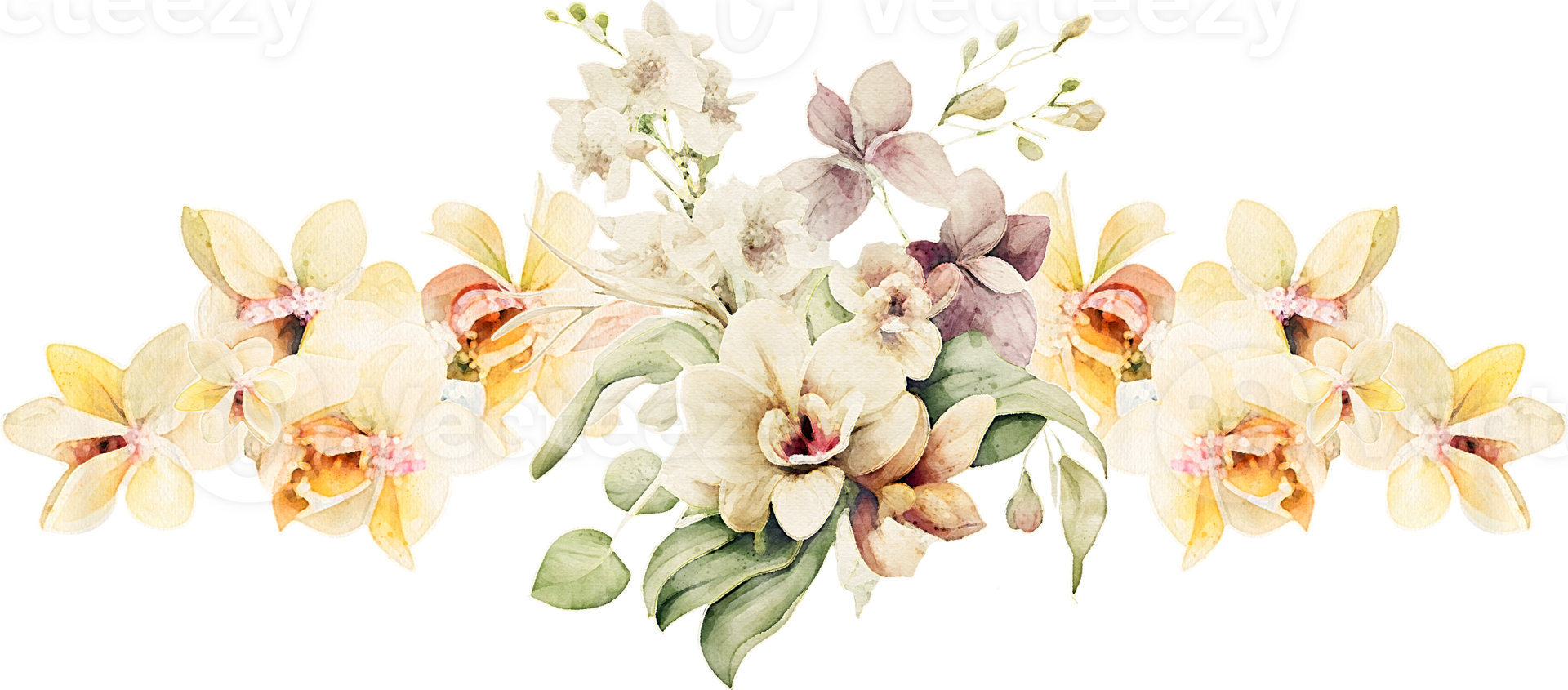 Aquarell Blumenillustration png