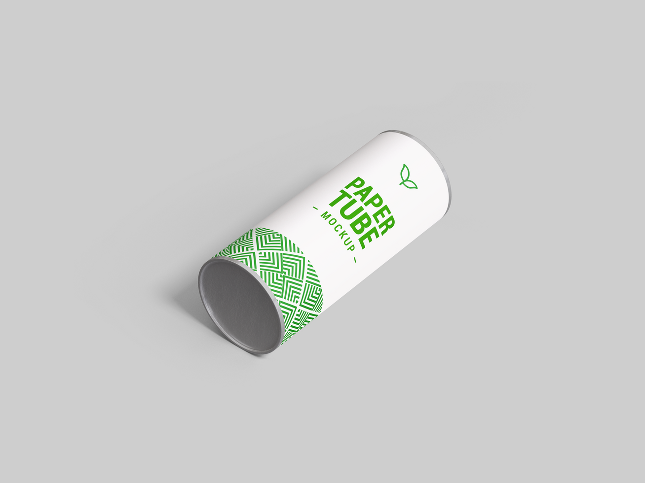 Realistic Cylinder Tube Rendering Mock-up easy to change colors - Blank white tube Mockup for branding psd