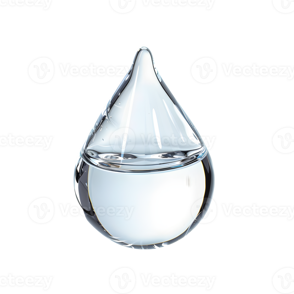 drop of water on transparent background png