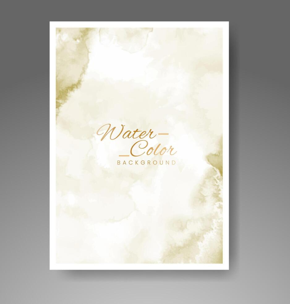 Cards with watercolor background. Design for your cover, date, postcard, banner, logo. vector
