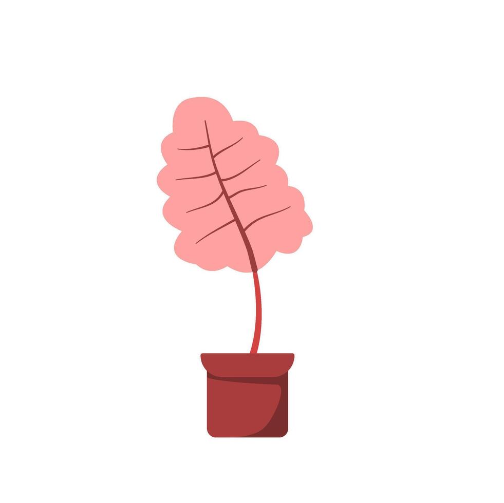 en conserva hermosa planta para tu naturaleza diseño. planta ilustración con plano estilo vector