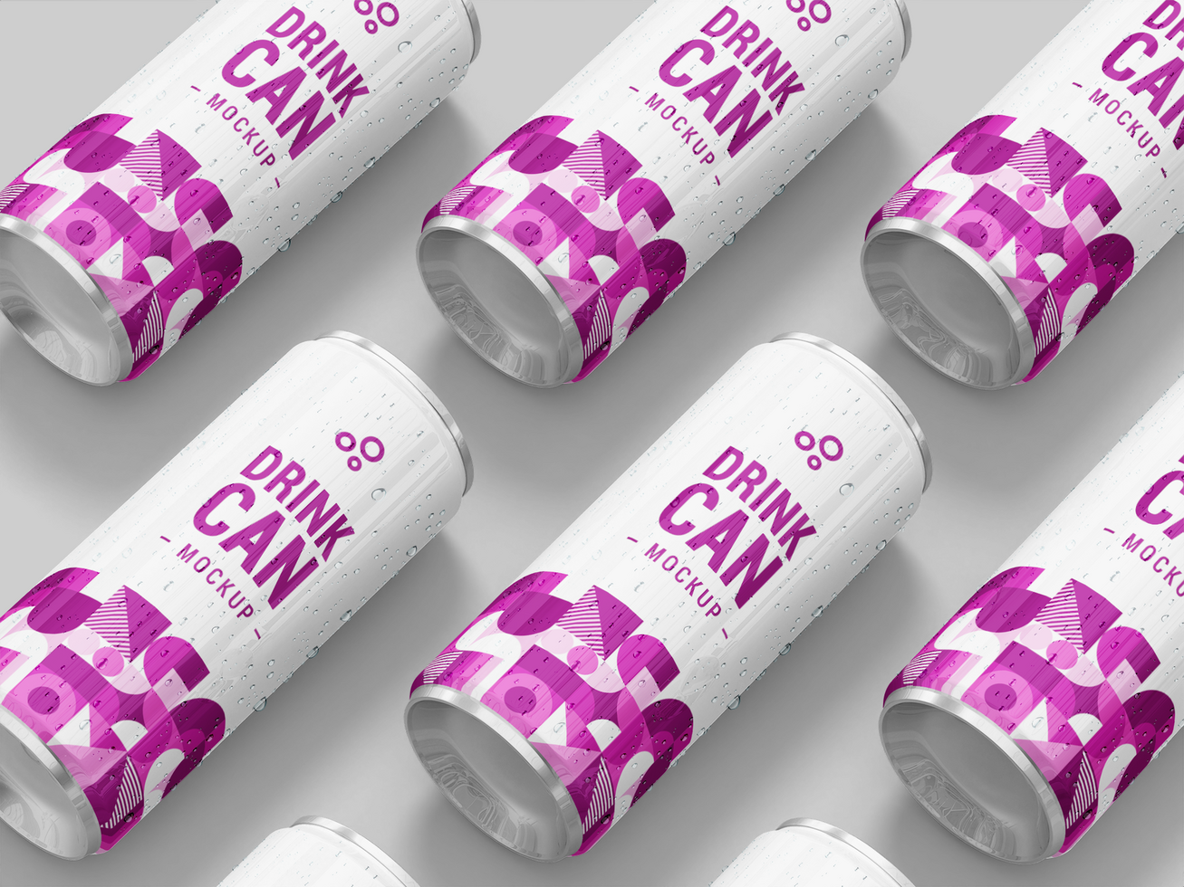 Drink Can Mockup Suitable for Soda Juice Milk Coffee or Any Iceable Drink - Mock up for Branding psd