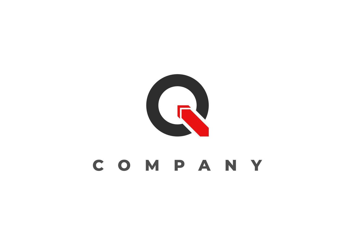 logo letter q modern business abstract vector