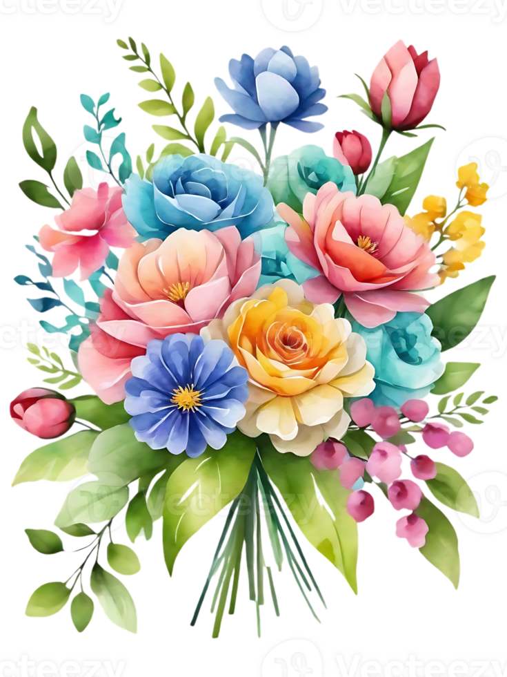 Beautiful bouquets and flowers with transparent and high-quality backgrounds png