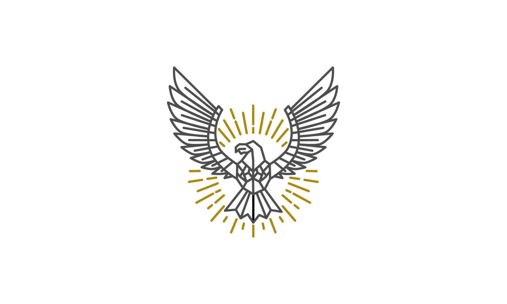 Birds line style isolated on white background. Logo or illustration concept for your project. vector