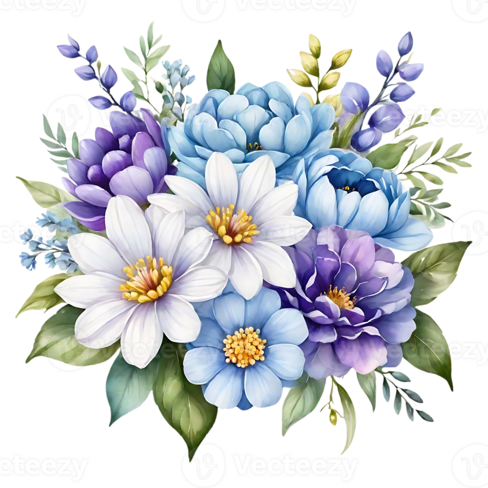 Beautiful bouquets and flowers with transparent and high-quality backgrounds png