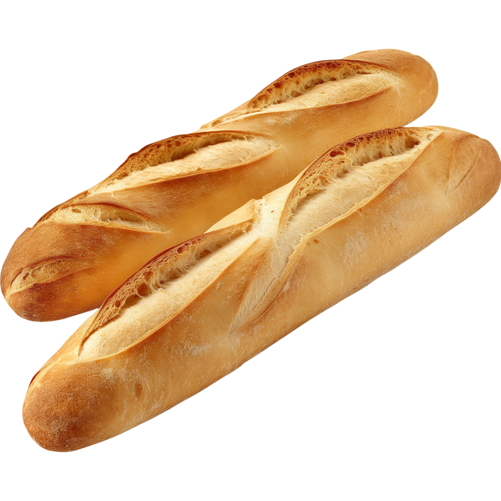 Bread - Baguette Bread Isolated on a Transparent Background png
