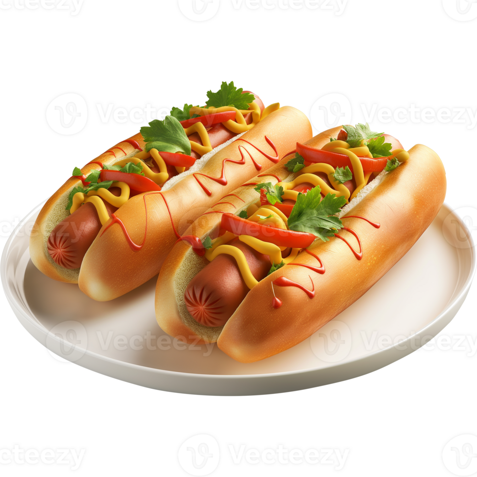 West Virginia Style Hot Dog Recipe illustration png