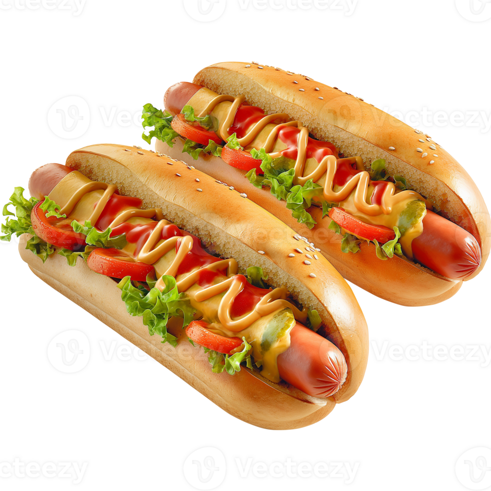 West Virginia Style Hot Dog Recipe illustration png