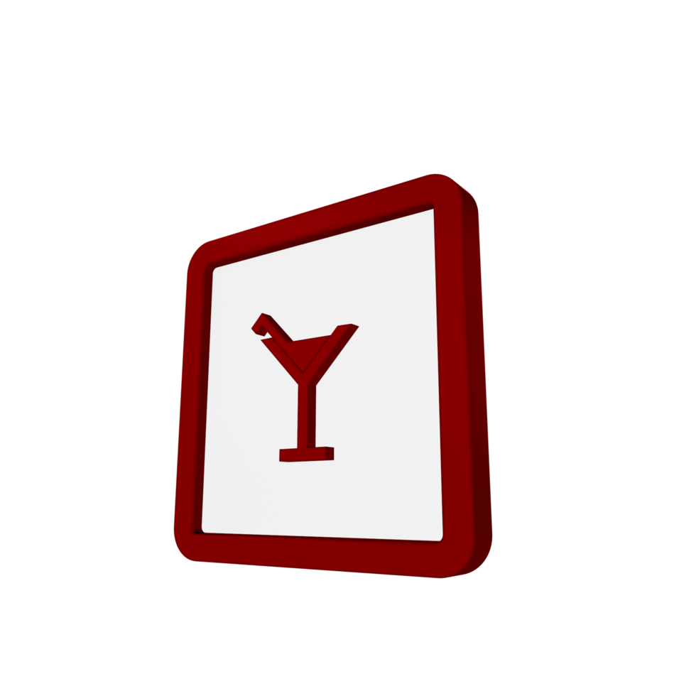 Business icon 3D render png