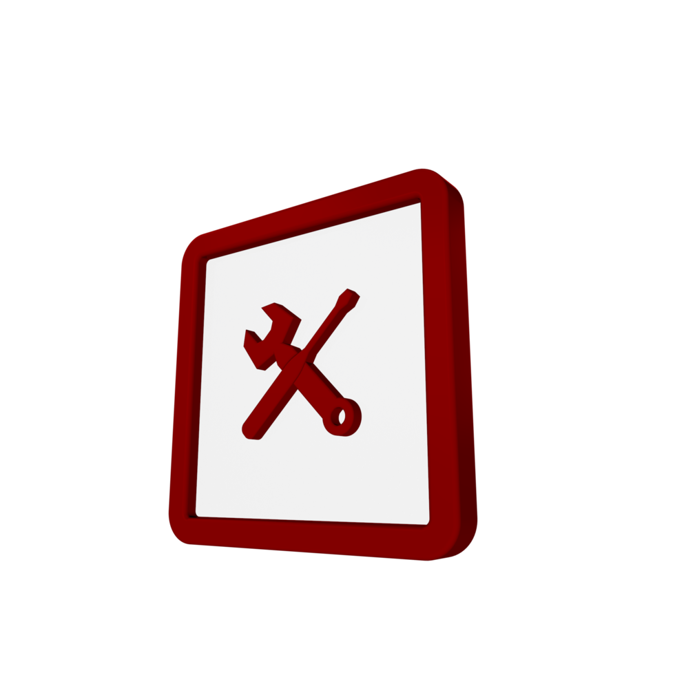 Business icon 3D render png
